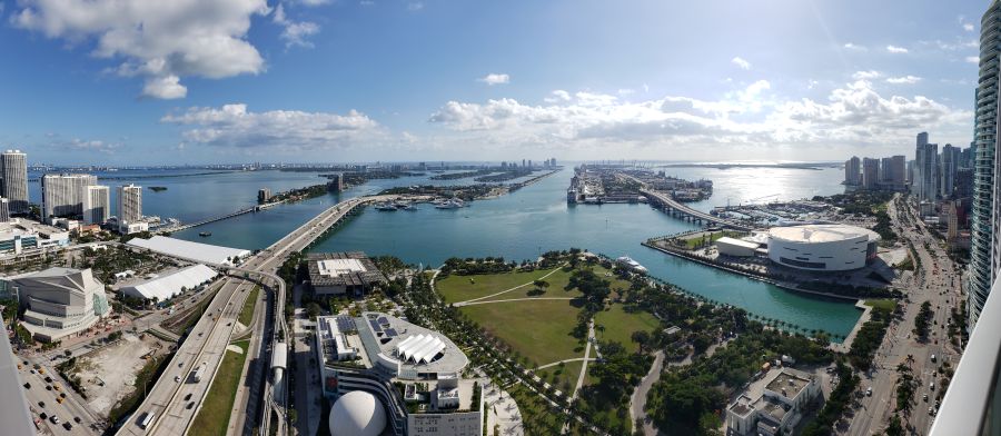 Downtown Miami Museum Park waterfront