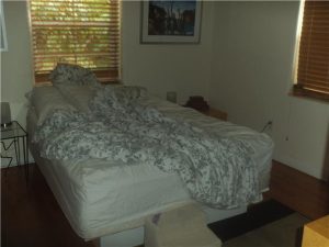 Dark Room-Messy Bed