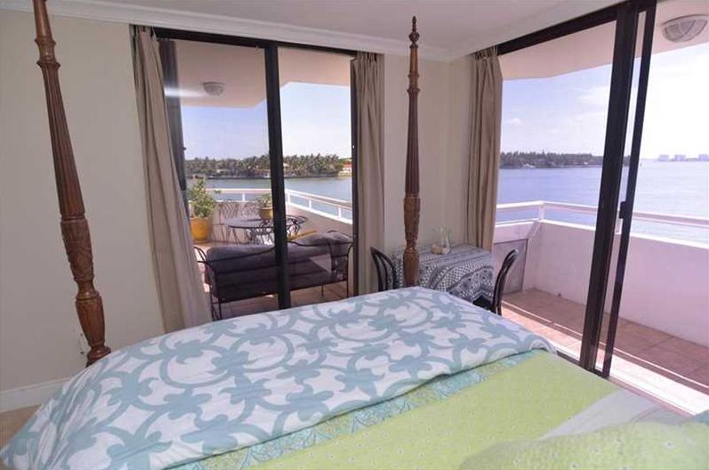 Indian Creek Club Marina Miami Beach master bedroom views