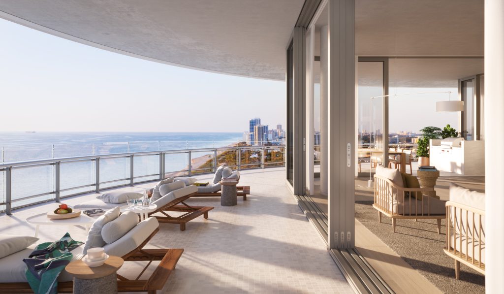 The Sexy Future of Eighty Seven Park Miami Beach Penthouse Views