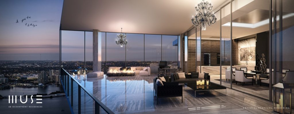 MUSE Sunny Isles Beach Condos Terrace