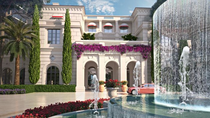 Estates at Acqualina Grand Entrance