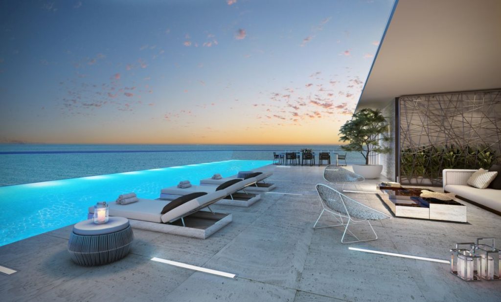 South Penthouse Rooftop Pool Turnberry Ocean Club