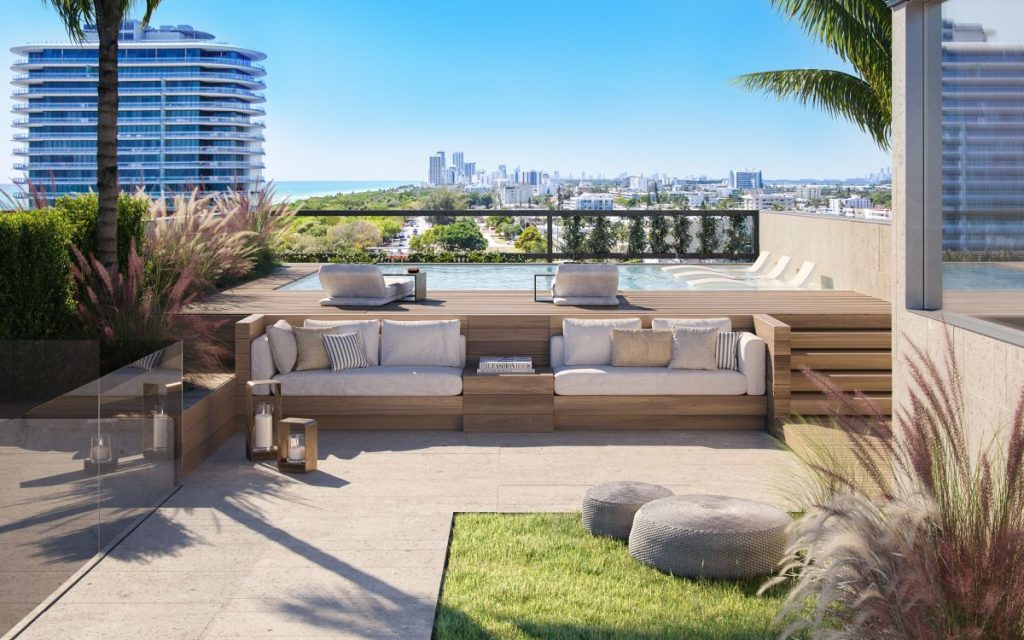 Rooftop Lounge at Surf Row Surfside