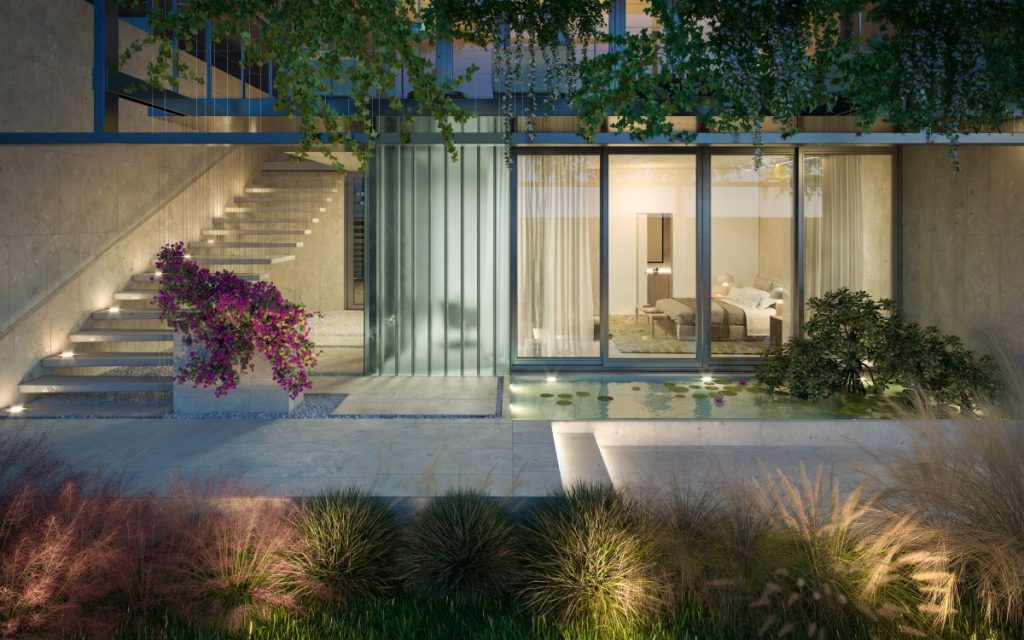 Entrance at Surf Row Townhomes
