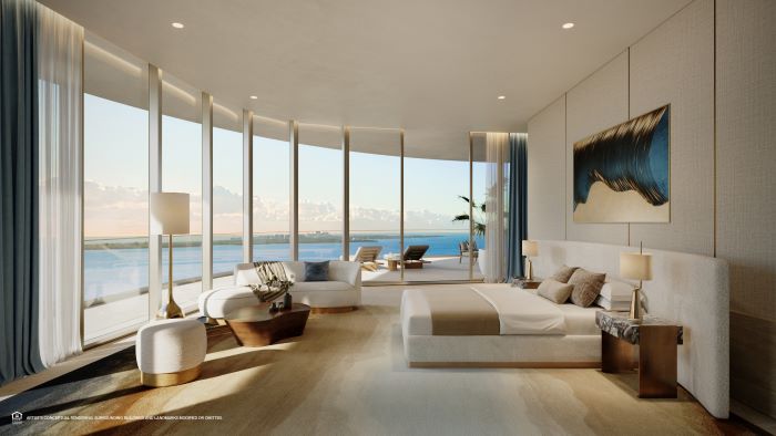 St.Regis Residences, Miami Penthouse Primary Bedroom