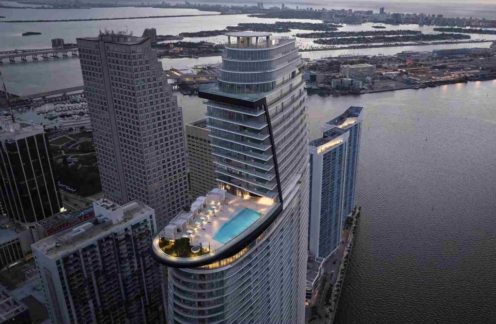 Aston Martin Miami Penthouse Aerial View