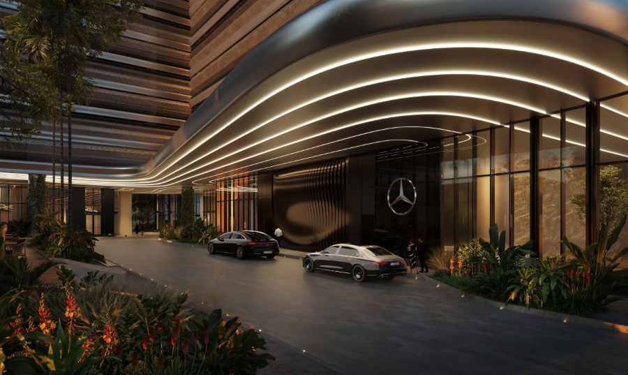 Mercedes-Benz Places Entrance