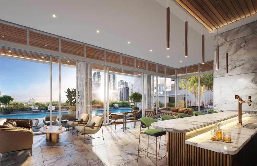 Okan Tower Miami-Club-Room