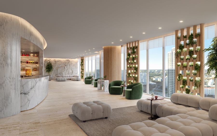 Okan Tower Miami Spa Lounge