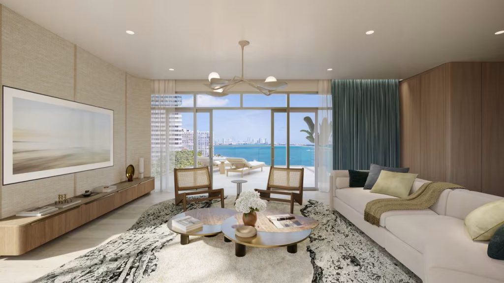 St. Regis Villa Miami Living Room Terrace