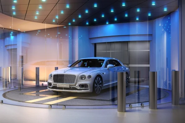 Bentley Residences Dezervator car elevator sky garage