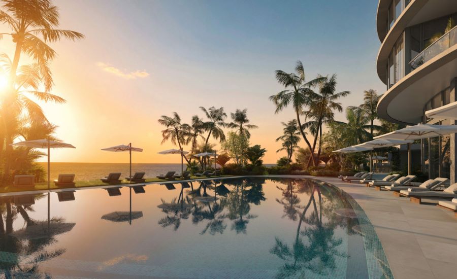 Bal Harbour oceanfront pool deck