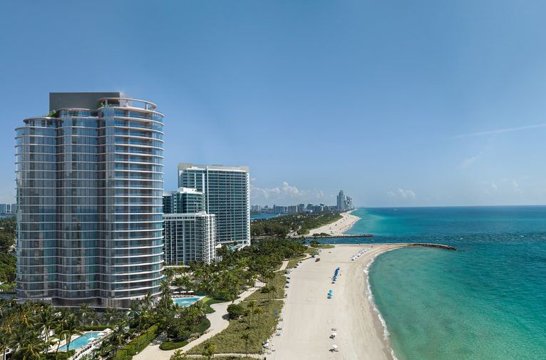 Rivage Bal Harbour Bal Harbour Shops location aerial