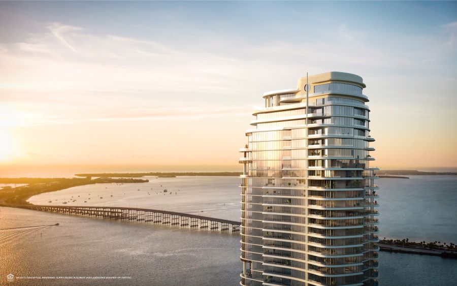 St. Regis Residences Brickell Miami exterior rendering