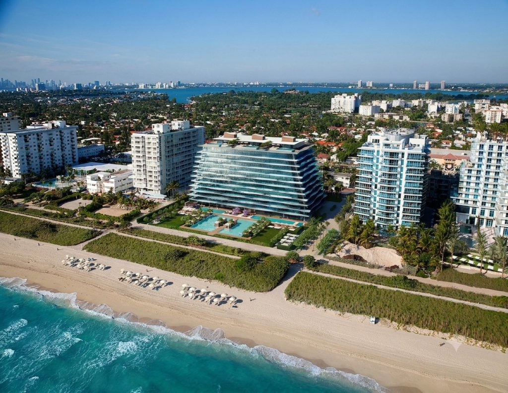 FENDI Chateau Condos Surfside Atlantic Ocean Skyline