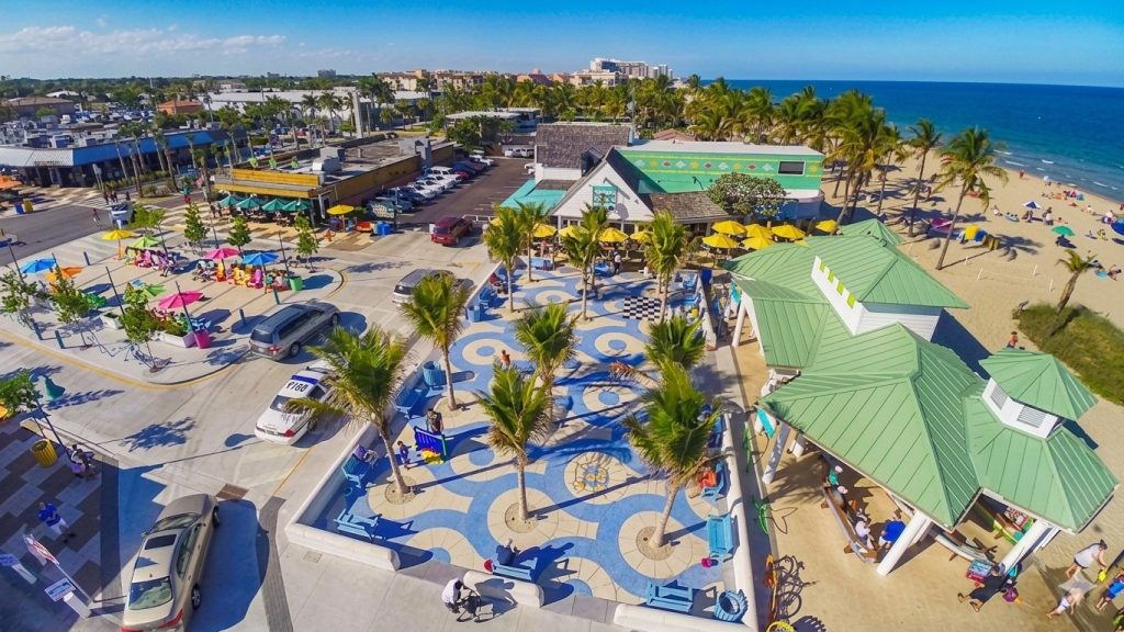 Lauderdale by the Sea Aerial Oceanfront