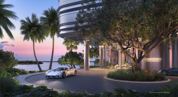Pagani Residences Miami Entrance