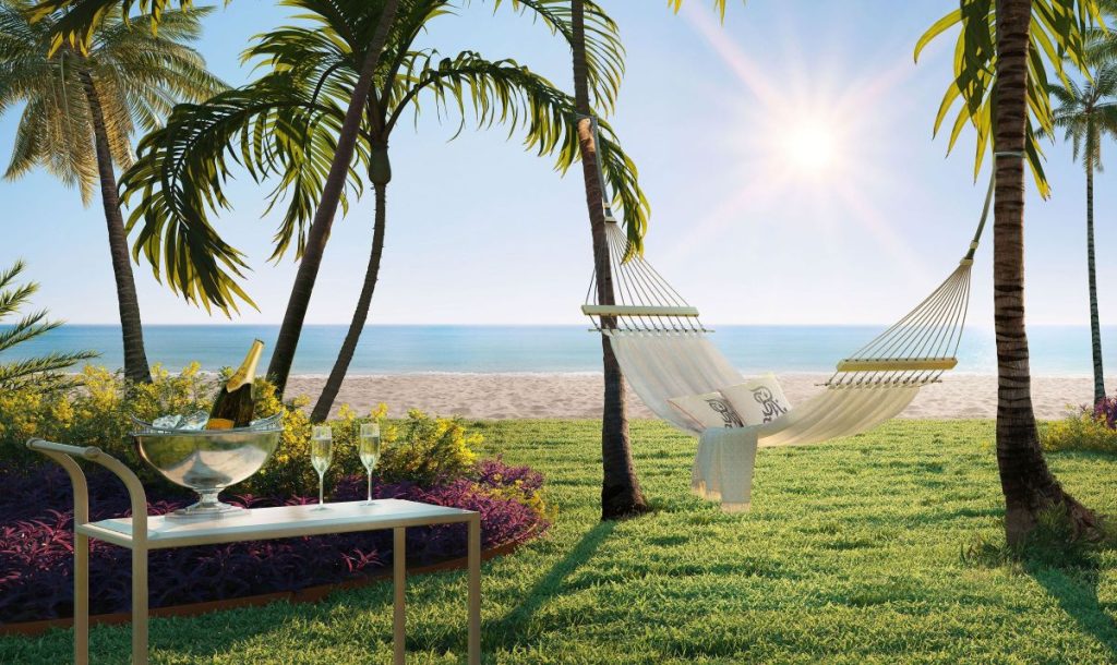St. Regis Residences Sunny Isles Beach private beach club oceanfront