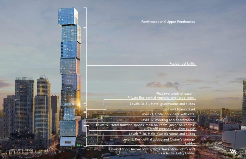Waldorf Astoria Residences Miami pre-construction rendering 2026