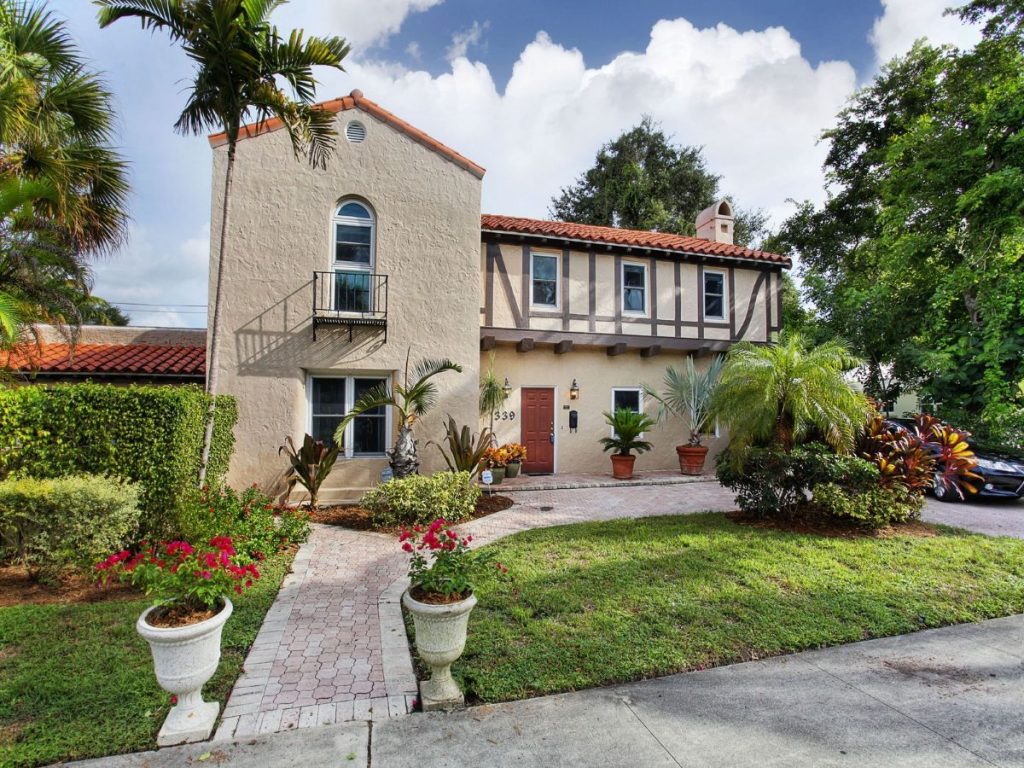 Miami Shores luxury single family 1920s estate home