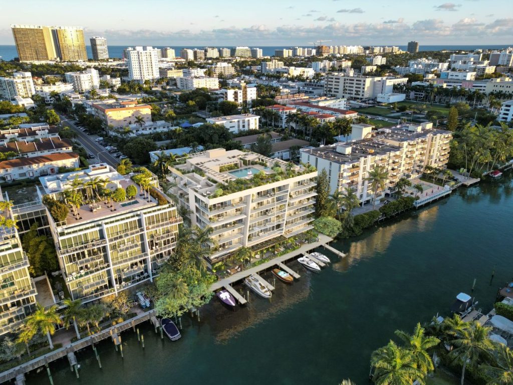 9900 West Bay Harbor Islands development aerial
