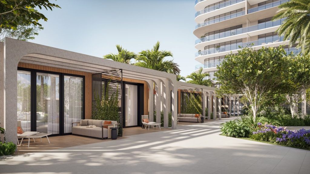 ICON Beach Hollywood resort pool and amenity deck rendering