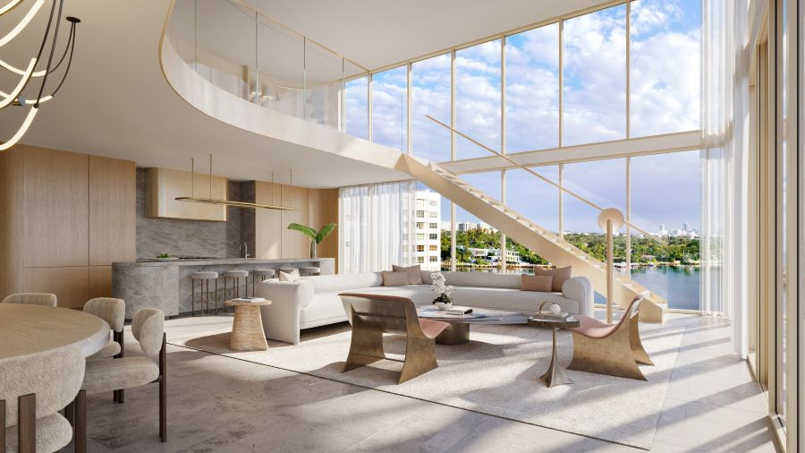Indian Creek Residences Duplex-Lower-Level-Living