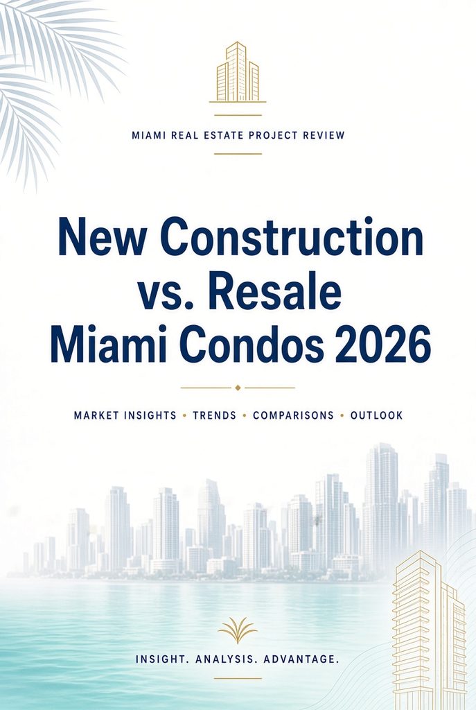 New Construction vs. Resale Miami Condos 2026