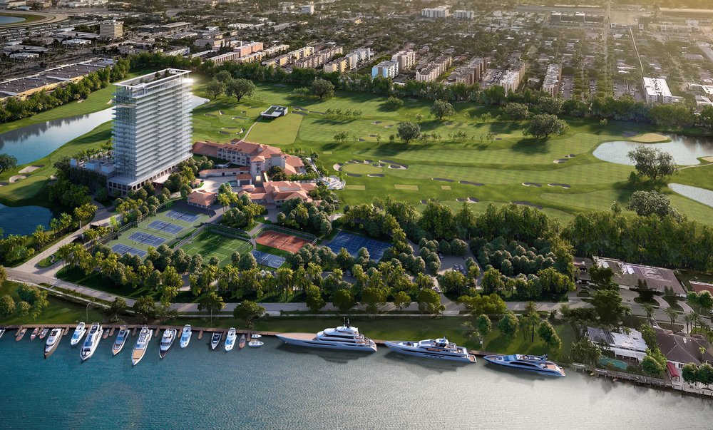 Shell Bay Residences Hallandale Beach exterior tower rendering