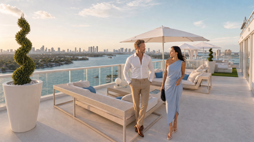 Ashton Coleman Sothebys International Realty Mondrian Penthouse Terrace Ai render