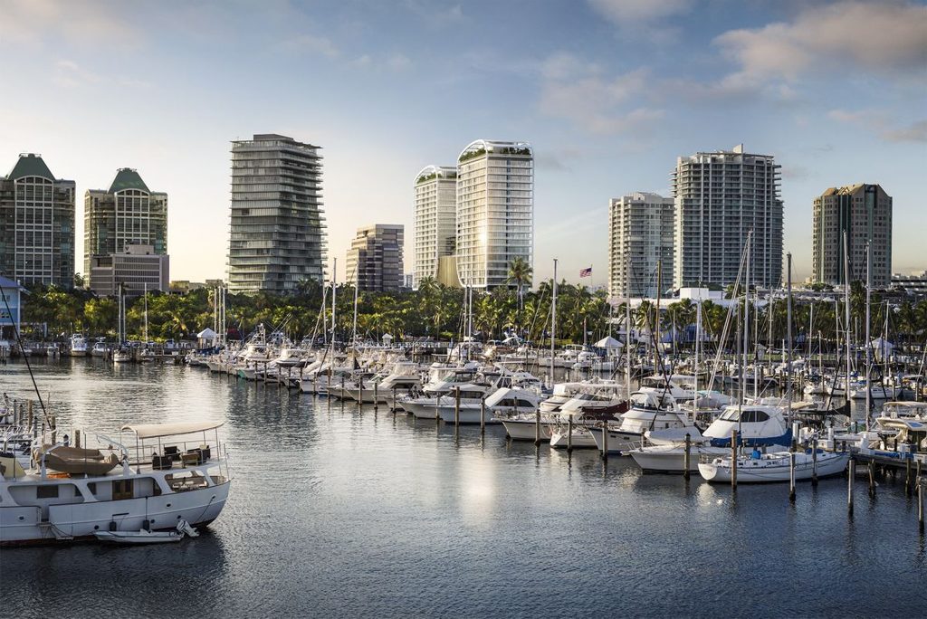 Coconut Grove Dinner Key Marina sailing Biscayne Bay
